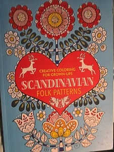 Scandinavian Folk Pattern Creative Colouring for Grown-ups Various Book New 1-5 - Picture 1 of 6