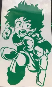 Boku No Hero Academia Anime Izuku Midoriya Deku Vinyl Decal Sticker Weatherproof - Picture 1 of 4