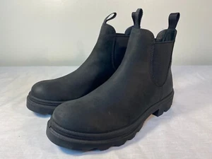 New ECCO Grainer Chelsea Boots Women's Black Leather - EU 42 (US 11-11.5) - Picture 1 of 6