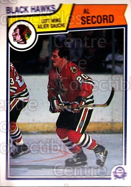 1983-84 O-Pee-Chee #112 Al Secord - Image 1 of 1