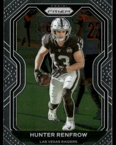 Tarjeta de fútbol americano Hunter Renfrow 2020 Panini Prizm #134 Las Vegas Raiders - Imagen 1 de 2