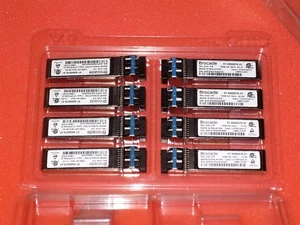 SET 8 Original Brocade 57-0000076-01 10GE 1310nm SFP + 10G-SFPP-LR 10 GB Tranceiver - Bild 1 von 3