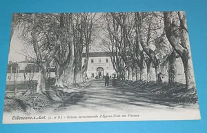 CPA 47 Villeneuve-s.Lot - Colonie correctionnelle d'Eysses-Allée des platanes - Bild 1 von 2