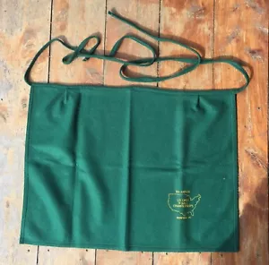 Vintage Pool Players Apron 9th Annual U S Open 9 Ball Championships 1984 Green - Imagen 1 de 10