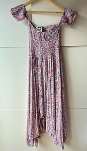 Jaase Bohemian Pretty Paisley Long Dress Women’s Size S - Picture 1 of 14