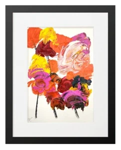 CORBELLIC EXPRESSIONISM 14X11 DISCOVERY MOON ABSTRACT GALLERY PAPER ART DECOR - Picture 1 of 8
