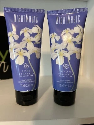 Lote de 2 cremas de manos Avon Night Magic, 2,5 fl oz cada una Foto 1 de 4