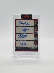 2022-23 Leaf MultiGraphics DERECK LIVELY, K. FILIPOWSKI...8x Auto Autograph 4/4 - Picture 1 of 2