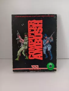 SSI Computer Ambush WWII War Game 2nd Edition Complete Atari 48K Disk 1980 - Picture 1 of 7