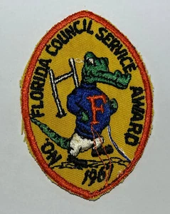 1967 North Florida Council Gators Service Award Usher  Boy Scout TT2 - Picture 1 of 2