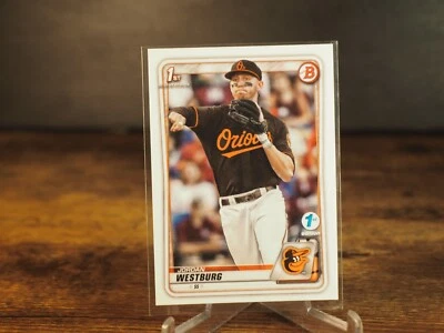 2020 Bowman Draft 1st Edition Baseball BD111 Jordan Westburg Base Rookie Orioles - Image 1 of 2