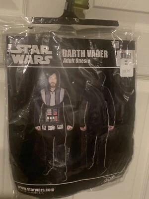 NIP Star Wars Darth Vader Jumpsuit Sleeper Costume Adult Size S/M - Image 1 of 4