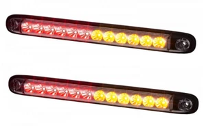 2 x LED Światło pozycyjne Światło hamowania Kierunkowskaz Ciężarówka Samochód osobowy Przyczepa Przyczepa kempingowa 12V 24V - Zdjęcie 1 z 7