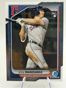 2024 Bowman Chrome Kyle Manzardo #86 (RC) Cleveland Guardians - Picture 1 of 2
