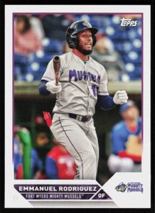 2023 Topps Pro Debut Emmanuel Rodriguez #PD-27 Baseball MIGHTY MUSSELS - Bild 1 von 2
