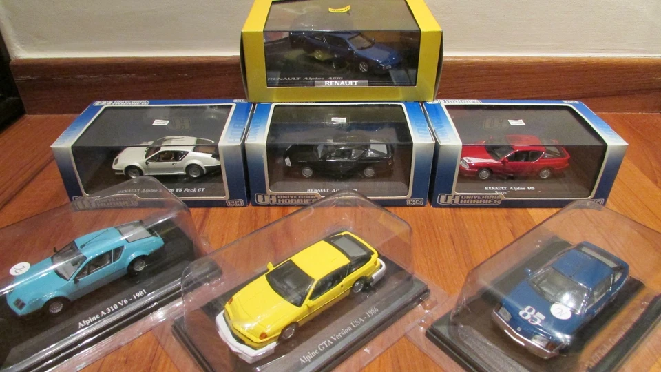 ALPINE RENAULT history set 1:43 Eligor Universal Hobbies - Immagine 1 di 1