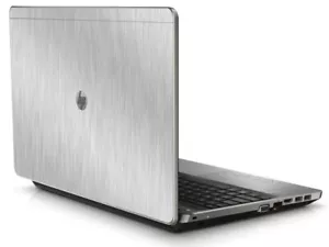BRUSHED ALUMINUM Vinyl Lid Skin Cover Decal fits HP Probook 4540S Laptop - Picture 1 of 1