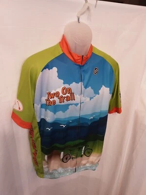 Camiseta de ciclismo para hombre 2xl Two On The Trail Foto 1 de 4
