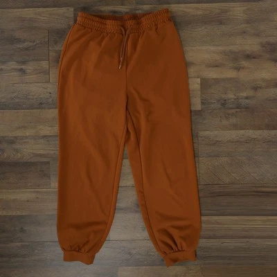 Women’s 6. Orange Drawstring Elastic Waist Pullon Casual Joggers - Image 1 of 4