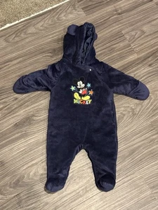 Disney Baby Mickey Mouse 3/6M Unisex Snowsuit I Winter Embroiled Mickey Mouse - Bild 1 von 8