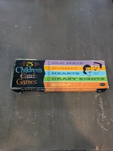 Mid Century Modern Children's Card Game Set With Box Whitman Made In USA 1951 - Picture 1 of 9