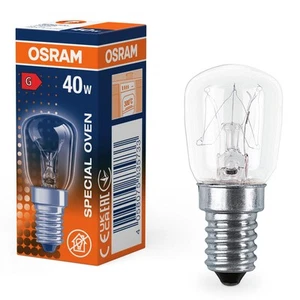 Osram Glühbirne Röhre Special Oven T 40W E14 klar 300lm warmweiß Backofenlampe - Bild 1 von 2