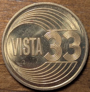 Edmonton, Alberta Kanada Alberta Telefonturm Museum Eintritt Vista 33 Medaille - Bild 1 von 2