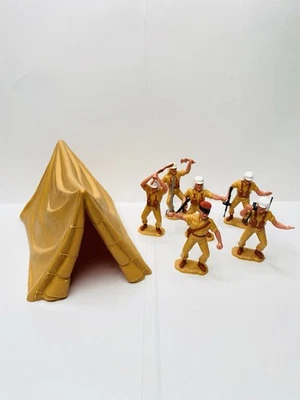 Timpo Toys Legión Extranjera Francesa Lote de 6 Figuras del Ejército Uniforme Desierto Permanente Foto 1 de 4