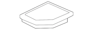 Genuine Honda Filter Element 17220-RNA-A00 - Picture 1 of 3
