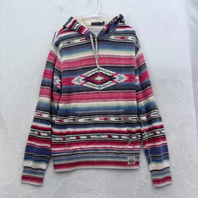 Polo Ralph Lauren Sudadera con Capucha Para Hombres M Multicolor Beacon Azteca Navajo Pullover Foto 1 de 4