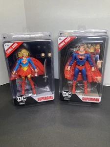 McFarlane DC Direct Woman of Tomorrow Supergirl & JSA kingdom come Superman lot  - Picture 1 of 14