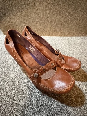 Zapatos Indigo by Clarks para mujer talla 9,5 Mary Jane cuero tacones cómodos Foto 1 de 4