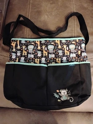 Bolso de Pañales con Estampado de Mono Baby Boom, Cremallera Superior, Unisex, Bebé, Niño Pequeño Foto 1 de 2