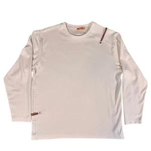 Sudadera Prada Para Mujer XL Blanca 100% Algodón Rara De Colección Hecha en Italia - Imagen 1 de 7