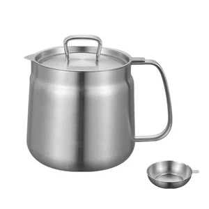 Friggitrice, Pentola Olio In Acciaio Inox, Grande Capacità, Friggitrice Olio e Vaschetta Filtro8975 - Foto 1 di 8
