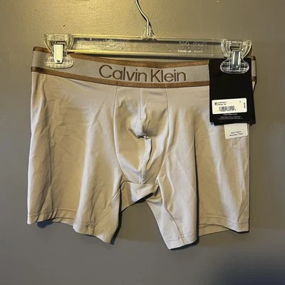 Calvin Klein Men’s Small Ash Tonal Logo Micro Boxer Brief - Image 1 of 2