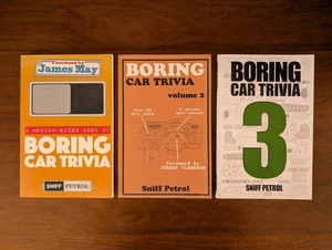 Langweiliges Auto Trivia 3 Bücher Set von Sniff Petrol - neuwertig - schneller Versand - Bild 1 von 4