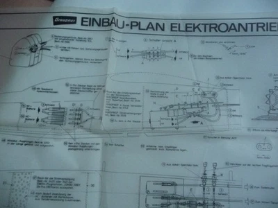 Original RC-Einbauplan +Elektroantriebplan von HI-FLY - Bild 1 von 4