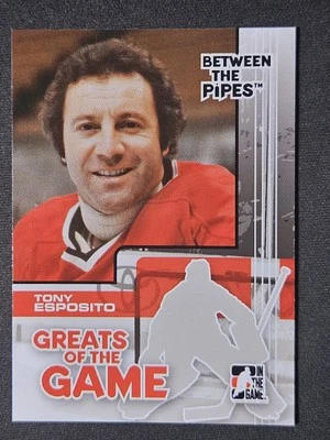 08-09 In The Game Tony Esposito Between The Pipes 🚨🚨🚨 Chicago Blackhawks  - Image 1 of 2
