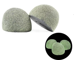 Large Garden Glow Rocks Set of 3, Glow-in-the-Dark Decorative Stones- Darware - Picture 1 of 6