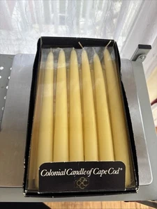 Colonial Candle of Cape Cod Set of 12 Classic 10" Round White Open Box - Picture 1 of 5