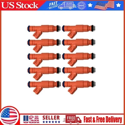 INYECTOR DE COMBUSTIBLE 10 PIEZAS ACTUALIZACIÓN OEM 0280155917 PARA 00-04 FORD EXCURSION 6,8 L V10 Foto 1 de 4