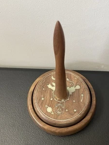 Little Prince Knit Crochet Wooden Spinning Yarn Thread Spool Holder Yarn Winder - Picture 1 of 8