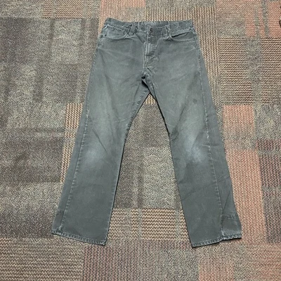 C.C. Filson Dry Tin Cloth 5 Pocket Pants Raven Gray Men’s Size 36x32 Heavy Denim - Image 1 of 4