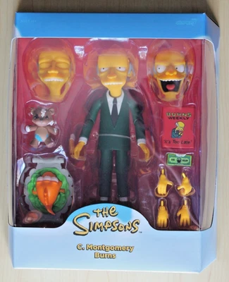 Super7 Simpsons Ultimates C. Montgomery Burns 7" Action Figure - Image 1 of 3