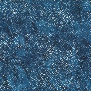 Indigo Dots 44" batik by Hoffman, 885-68, 885 Dot Batiks - Picture 1 of 1