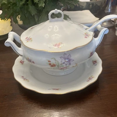 Large Karolina Favolina Soup Tureen With Ladle - Image 1 of 4