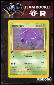 Carte Pokémon Nosferapti 70/82 Edition 1 Ed 1 Team Rocket Wizards 4 - Imagen 1 de 3