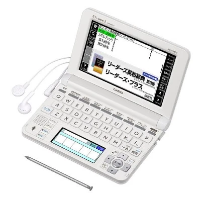 Casio electronic dictionary Data Plus 6 practice English model XD-U9800 White - Image 1 of 3