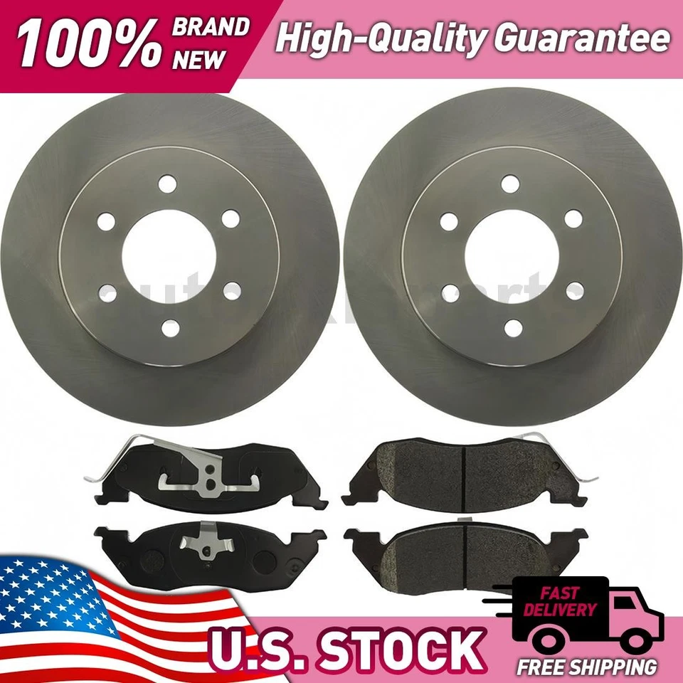 Kit de actualización de freno de disco de piezas delanteras centradas para Dodge Dakota 1991-1996 Foto 1 de 1